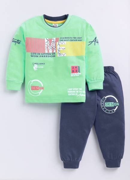 TINY BINY Boys Casual T-shirt Track Pants