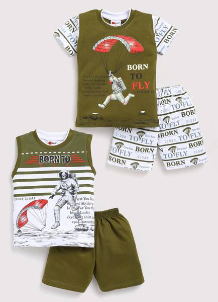 Mars Infiniti Baby Boys & Baby Girls Casual T-shirt Shorts
