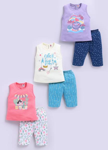 Mars Infiniti Baby Girls Casual Top Capri