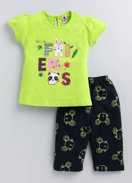 Mars Infiniti Baby Girls Casual Top Capri
