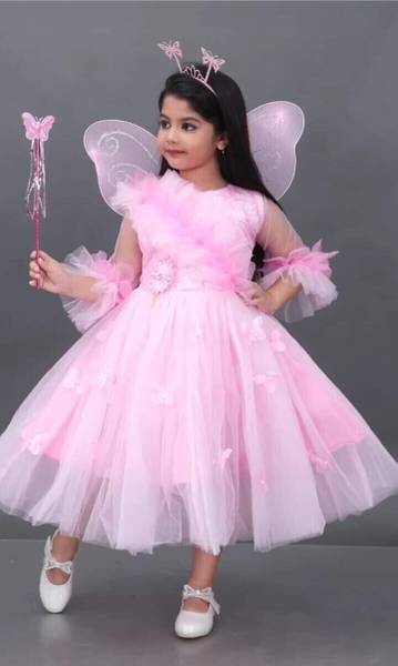 NJT Indi Girls Below Knee Party Dress