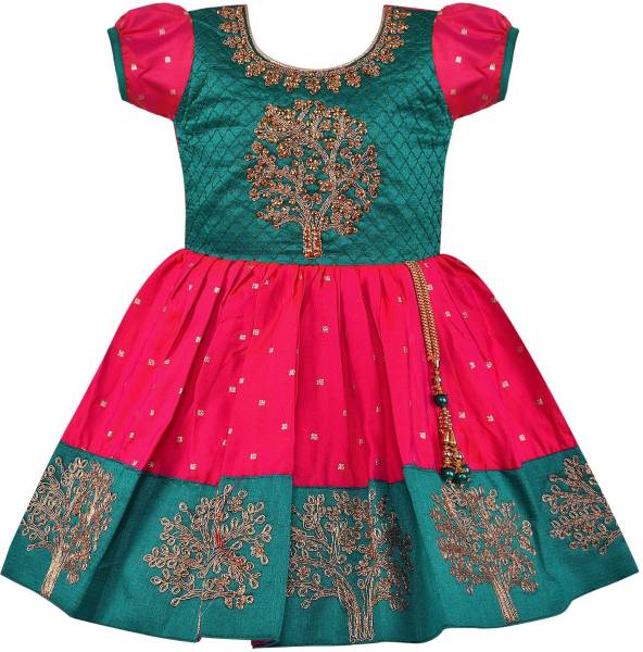 Wishkaro Baby Girls Midi/Knee Length Party Dress