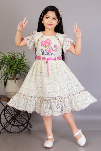 Haji Girls Below Knee Festive/Wedding Dress