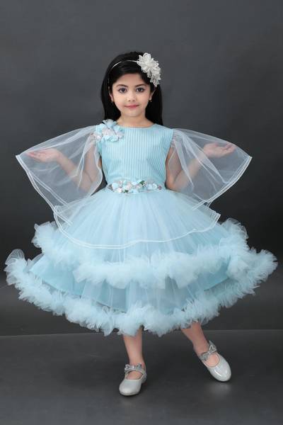 PN fashion Girls Below Knee Festive/Wedding Dress