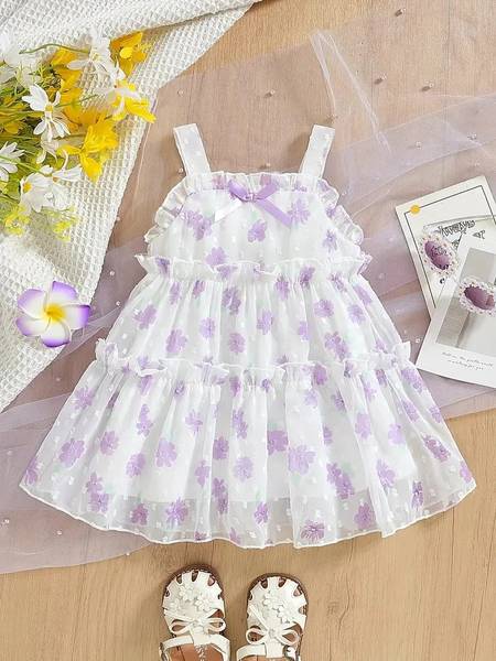 shopivatestore Baby Girls Midi/Knee Length Festive/Wedding Dress