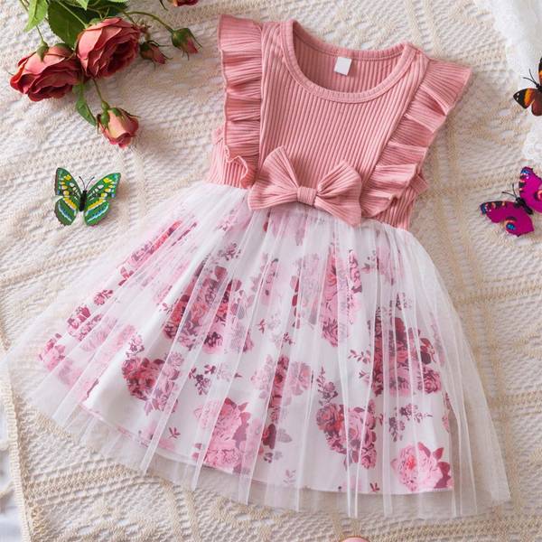 Miss & Chief Baby Girls Below Knee Festive/Wedding Dress
