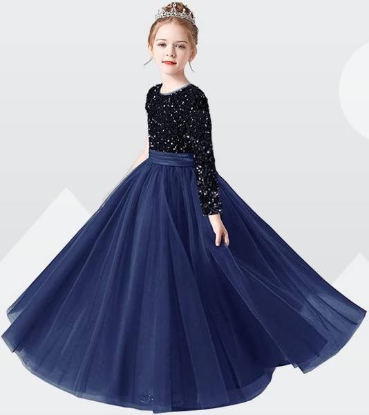 Texaso Premium Girls Maxi/Full Length Festive/Wedding Dress