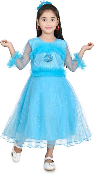 IKONIC FASHION Girls Maxi/Full Length Party Dress