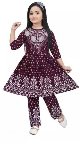 TrendCraze Girls Above Knee Festive/Wedding Dress