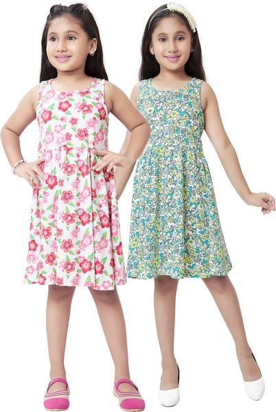 Selini Girls Below Knee Casual Dress