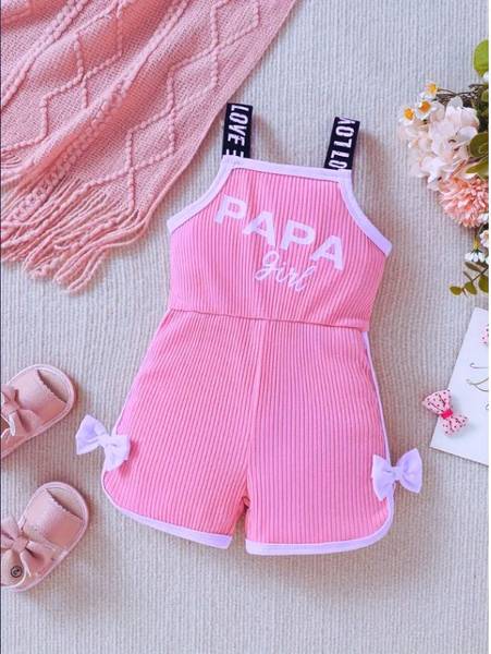 ADTAS Dungaree For Girls Casual Printed Denim