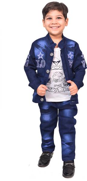 KIDZWING Boys Festive & Party Blazer, Shirt and Trouser Set