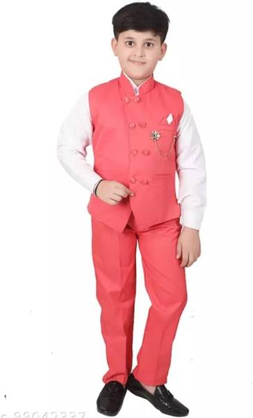 SAcollectoion Boys Party(Festive) Waistcoat Pant, Shirt