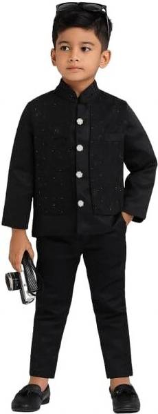 SAcollectoion Boys Festive & Party, Wedding Blazer and Pant Set