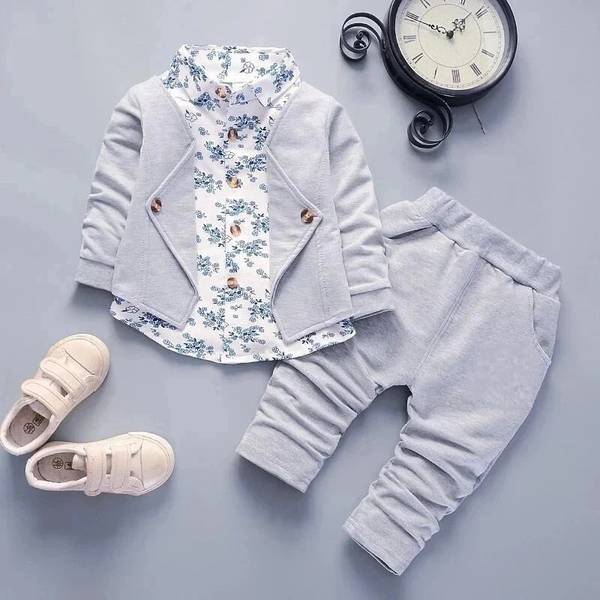 HouseOfCommon Baby Boys & Baby Girls Festive & Party Blazer and Pant Set