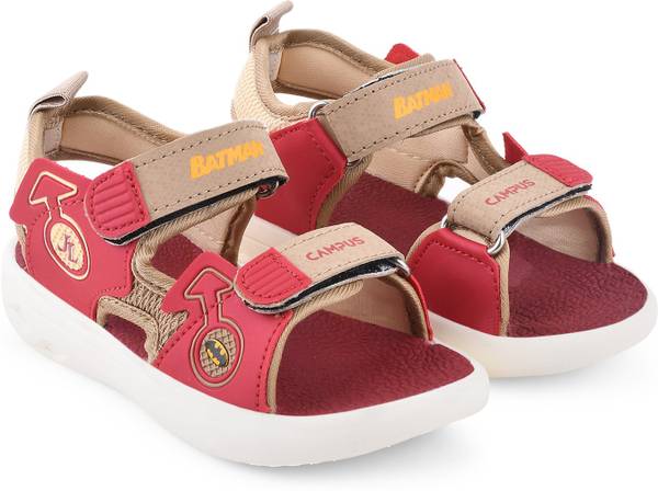 CAMPUS Batman Boys & Girls Velcro Sports Sandals