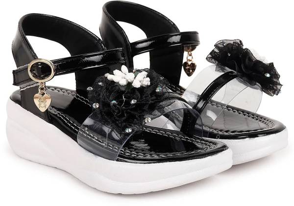Well Wear Girls Velcro Strappy Sandals