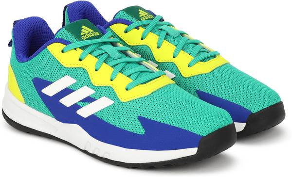 Adidas boys 2024 lace running shoes