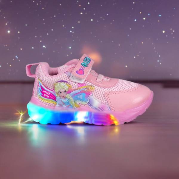 ZNSROYAL Frozen Girls Velcro Sneakers
