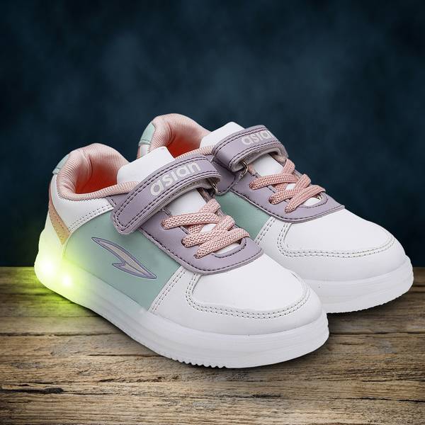 asian Boys & Girls Velcro Sneakers
