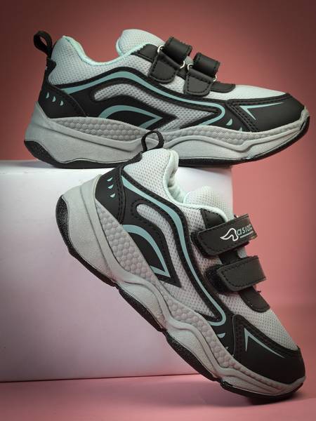 asian Boys Velcro Sneakers