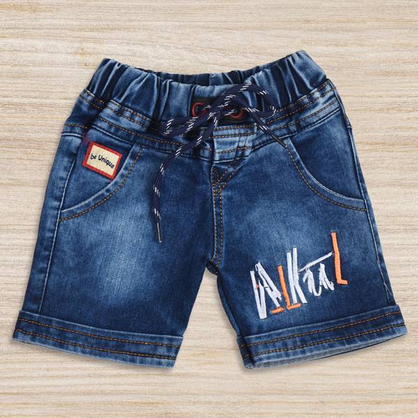 Worton Fashion Short For Boys Casual Embriodered Pure Cotton