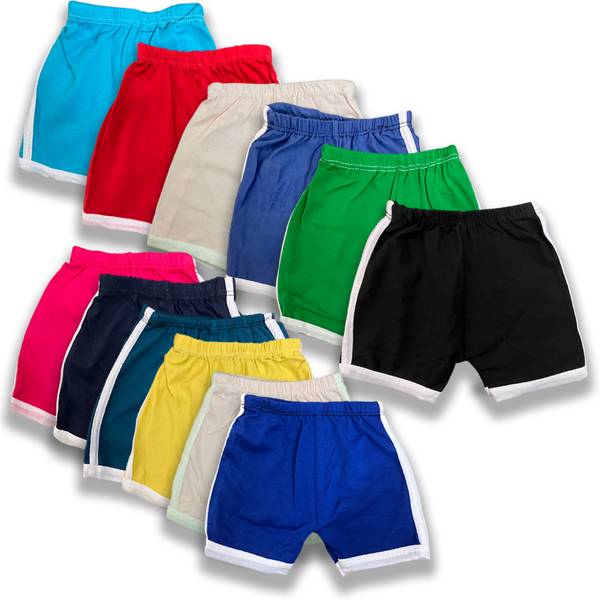 FRANSCART Short For Baby Boys & Baby Girls Casual Striped Cotton Blend
