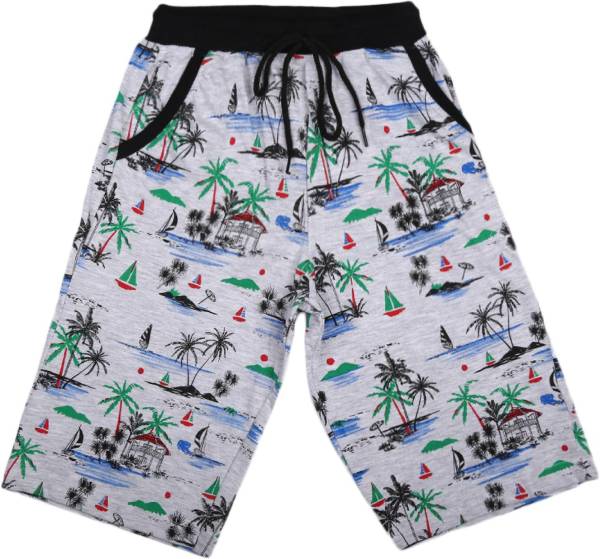 V-MART Short For Boys Casual Graphic Print Pure Cotton