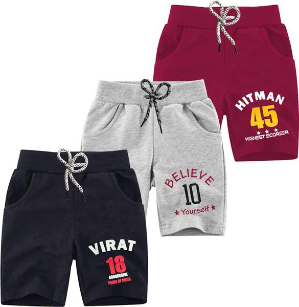 MIST N FOGG Short For Boys Casual Printed Cotton Blend