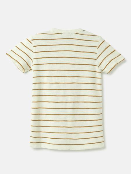 United Colors of Benetton Boys Striped Pure Cotton T Shirt