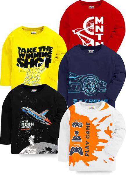 Kuchipoo Boys Printed Cotton Blend Regular T Shirt