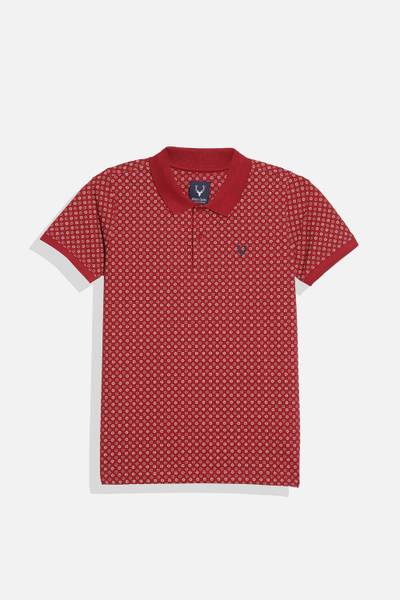 Allen Solly Boys Printed Cotton Blend Regular T Shirt