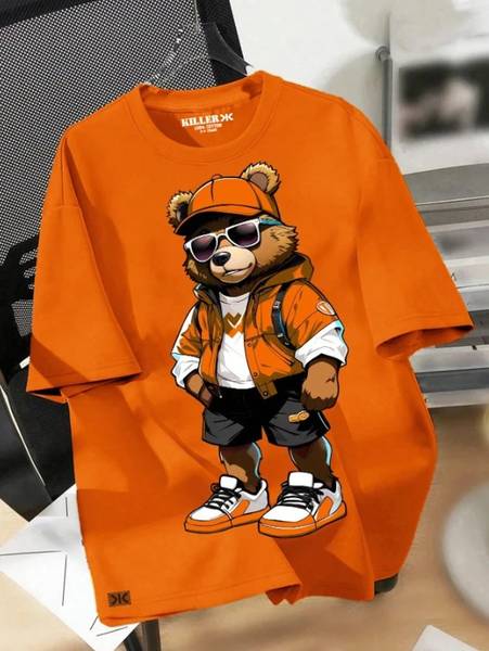KILLER Boys Printed Pure Cotton Regular T Shirt
