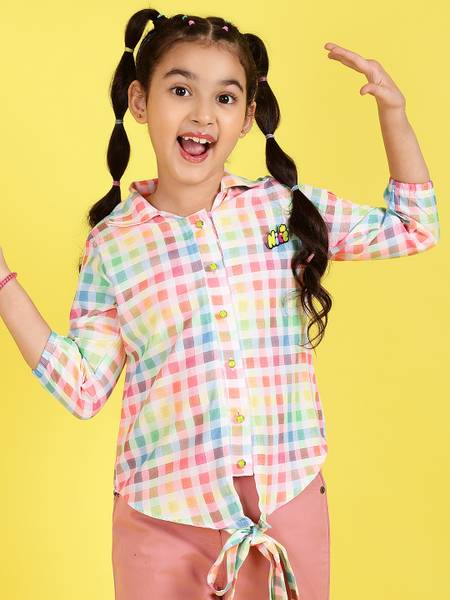 Miss & Chief Girls Party Polyester A-line Top
