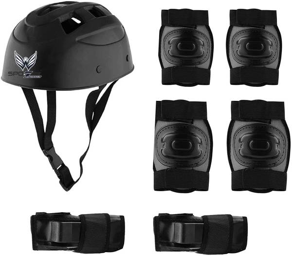 SPO Zone Multi Utility Sports Helmet for Cycling, Skating, Skateboarding Skating Kit Skating Helmet