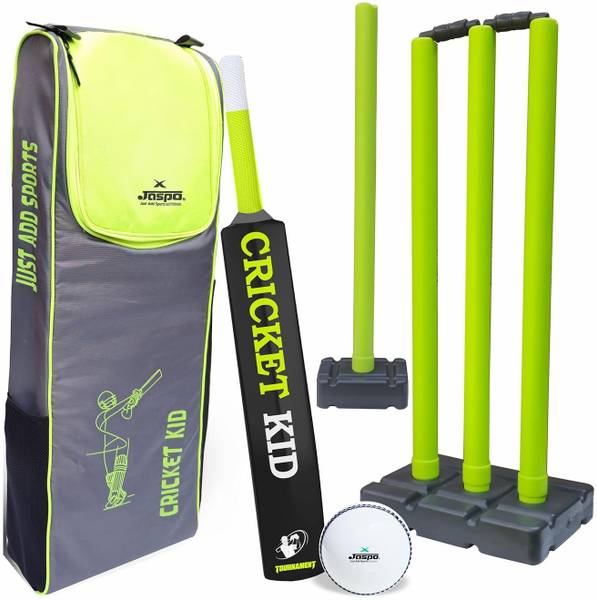 Jaspo Cricket Set for Kids Perfect for Young Players - Size-3 ( Age 5 To 10 Yrs) Cricket Kit