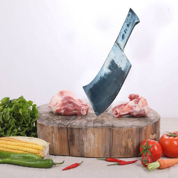 MYDIL 1 Pc Stainless Steel Knife Meat Cleaver and Butcher Truck Spring Knives for Cutting Meat & Vegetable
