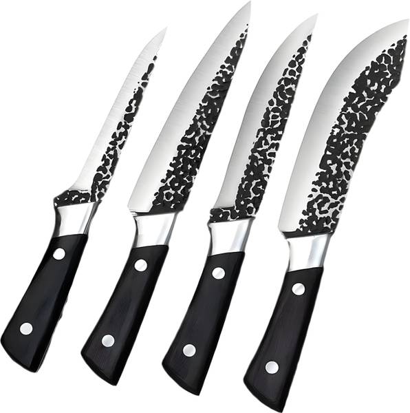 Wizbiz 4 Pc Stainless Steel Knife Set High Carbon Ultra Sharp Kitchen Knives For Paring Cutting Meat Vegetable Fruit