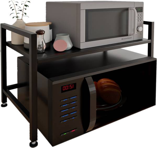 milad Containers Kitchen Rack Iron Kitchen Microwave Oven Shelf Rack, Standing Metal Multi-Function Home Storage Holders, Kitchen Shelf Organizer Spac...