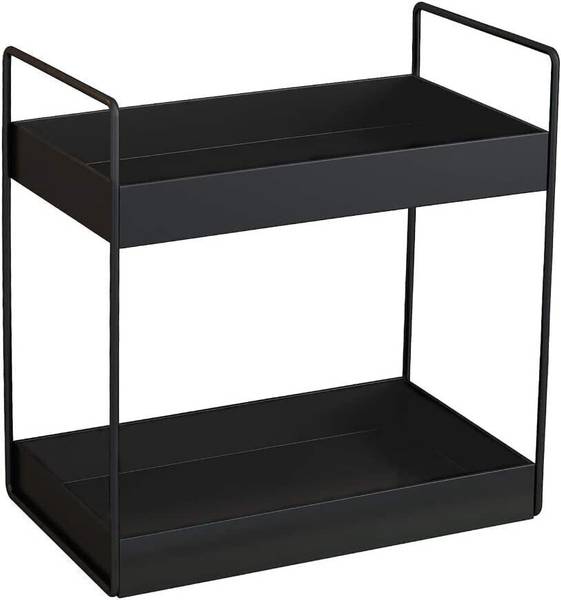 MetalCrafted Utensil Kitchen Rack Iron MULTIPUPOSE 2-Tier Standing Rack for bathrooms, living rooms, kitchens, offices