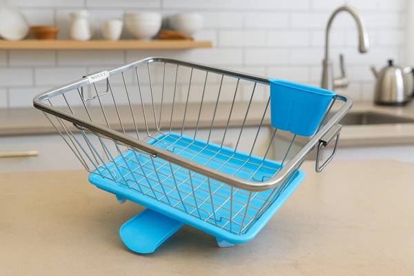 MEEZO Dish Drainer Kitchen Rack Steel Dish Drainer Basket for Kitchen Utensils Drainer/Plate Stand/Bartan Basket