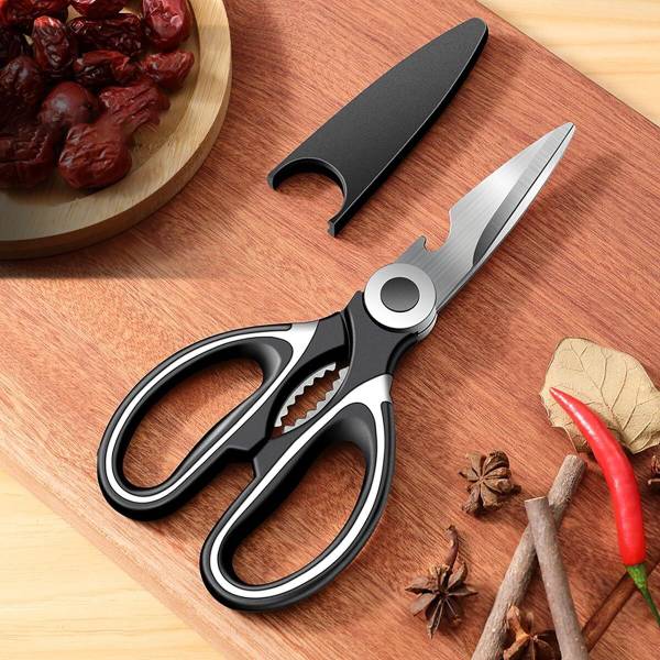Mungat Stainless Steel Multi-Function Scissors for Food, Chicken, Fish, Pizza, Herbs Stainless Steel All-Purpose Scissor