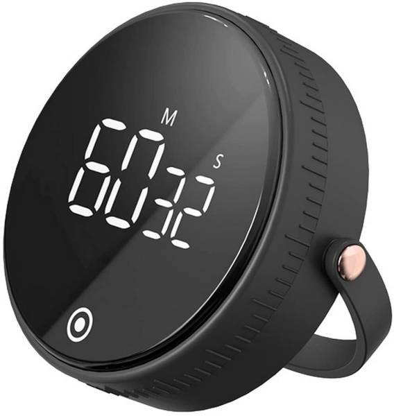 Store2508 Digital Kitchen Timer with Stand Visual Rotary Timer with LED Digital Display Digital Kitchen Timer