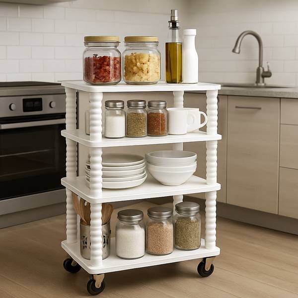 YouCopia Plastic Kitchen Trolley