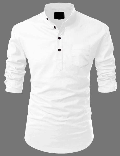 SOPANI Men Solid Straight Kurta