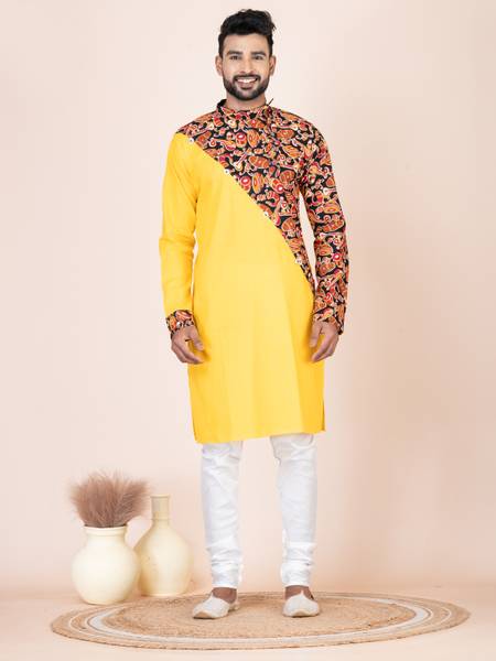 Increaft Men Printed Ethnic Dress Kurta