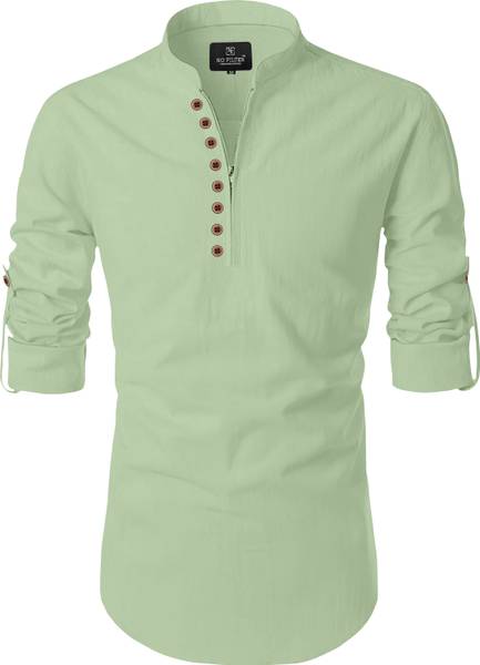 Nofilter Men Solid Straight Kurta