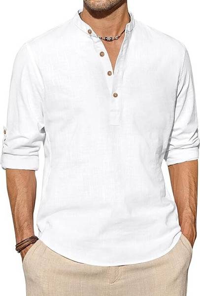Amtrit Topwear Men Solid A-line Kurta