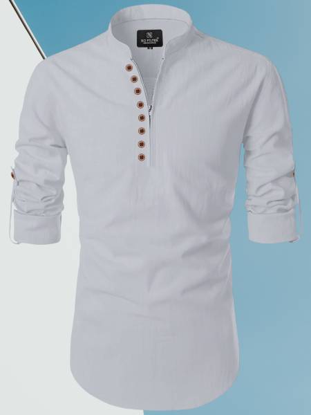 SOPANI Men Solid Straight Kurta