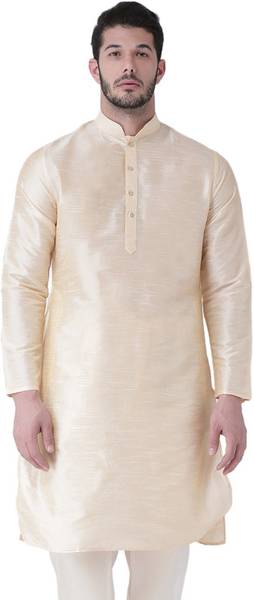 SG LEMAN Men Self Design Straight Kurta